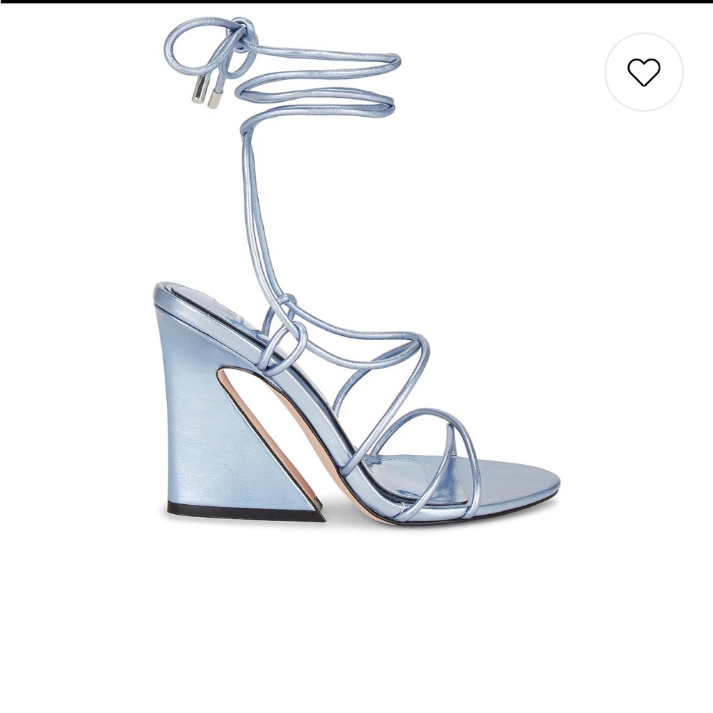 Jennifer Lopez Light Blue Strappy Heels